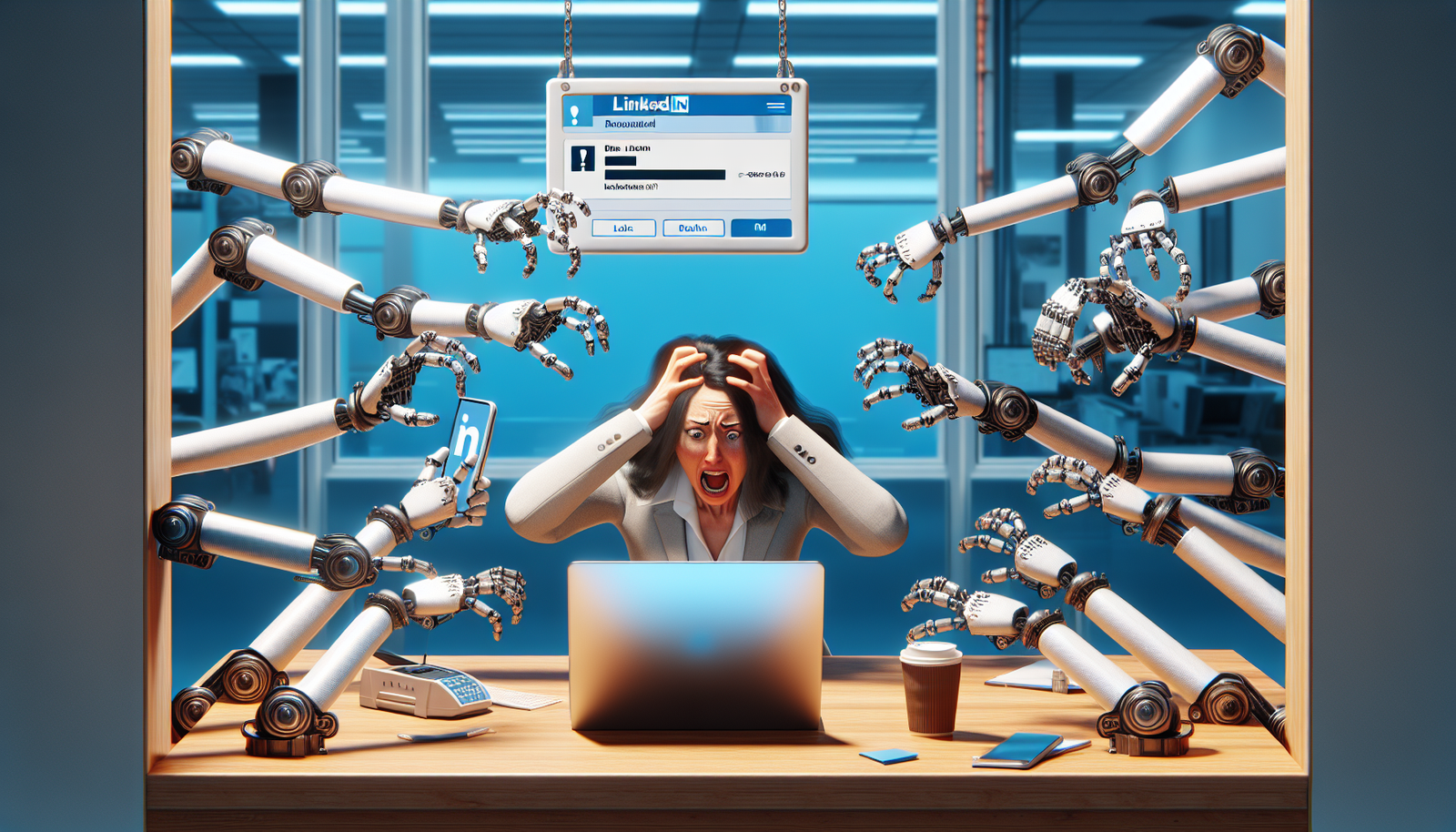 AI Replacing White-Collar Jobs; White-Collar Workers Calmly Update LinkedIn While Having Mild Ongoing Crisis